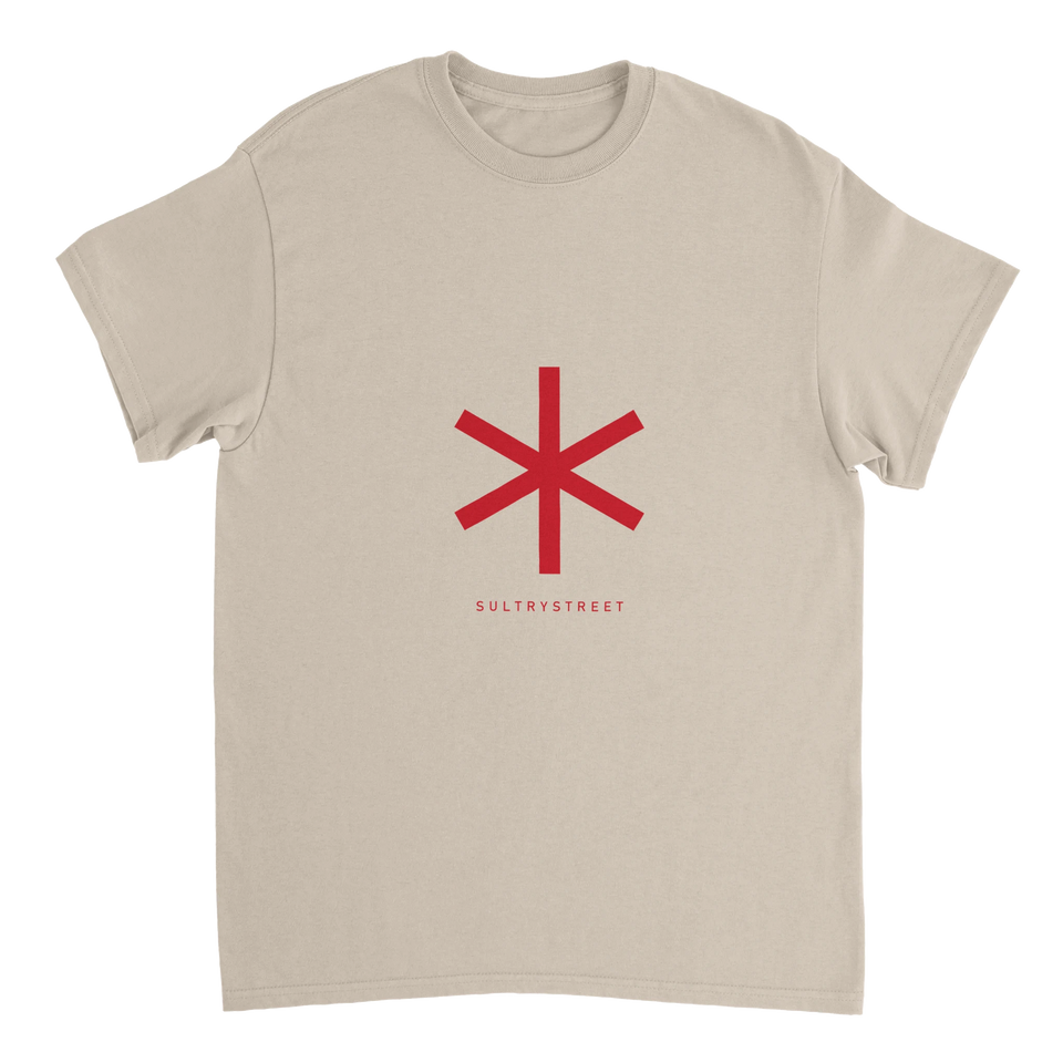 SultryStreet Asterisk T-shirt – sand