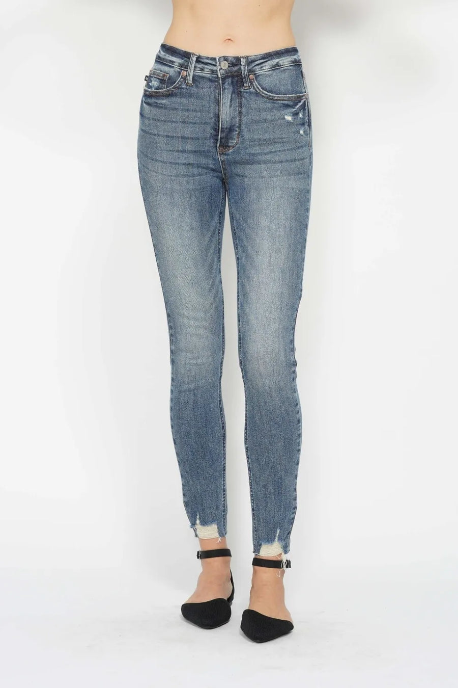 Judy Blue Tummy Control Vintage Wash Skinny Jeans