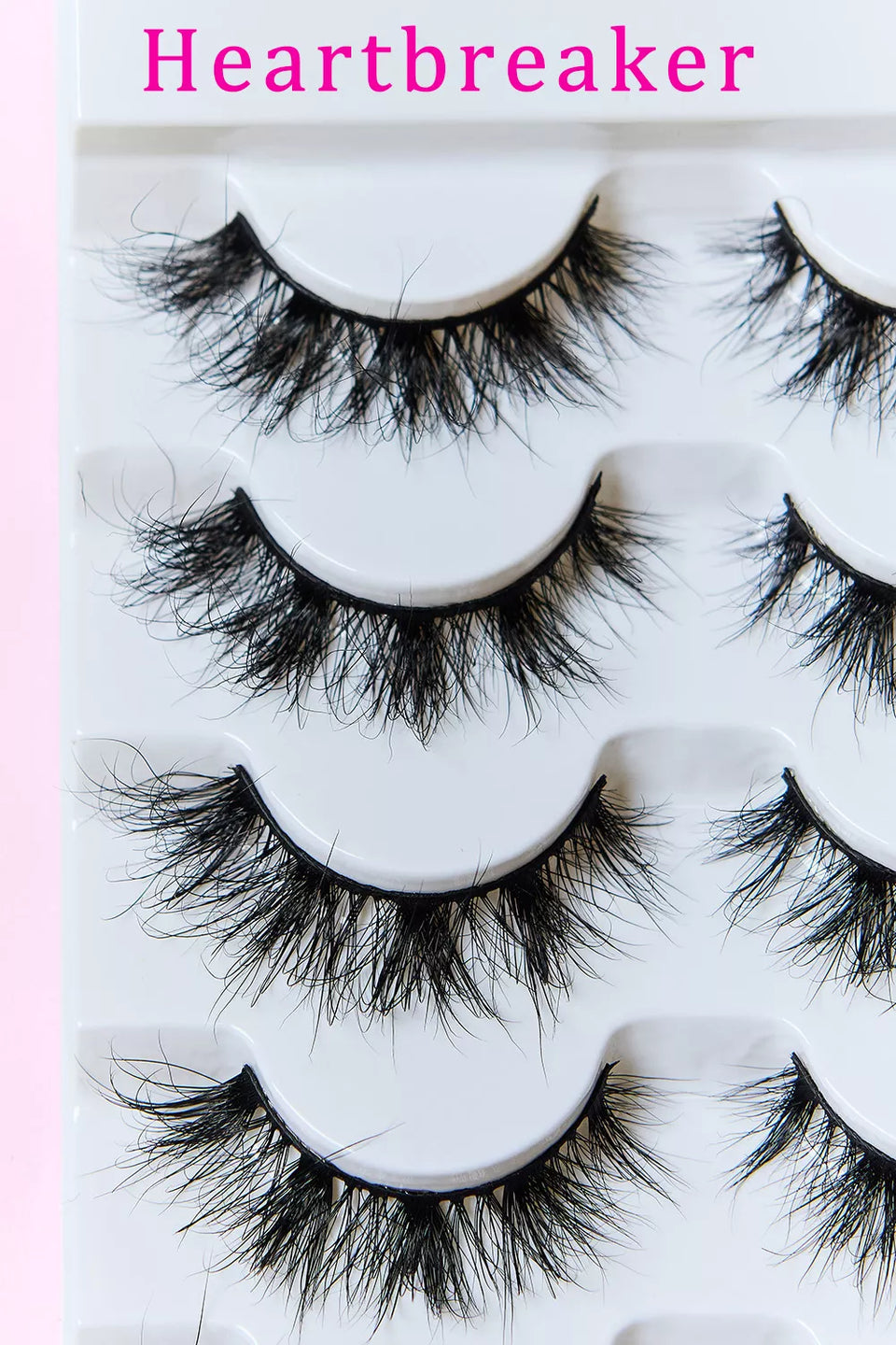 SO PINK BEAUTY Mink Eyelashes – 5 Pairs