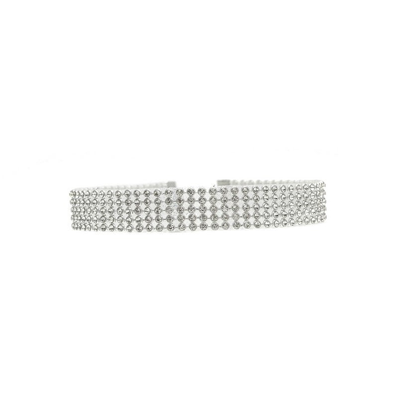 Choker med glittrande strass