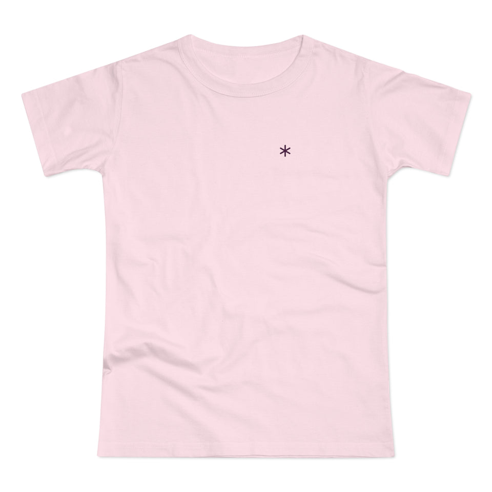 Asterisk t-shirt dam, figursydd