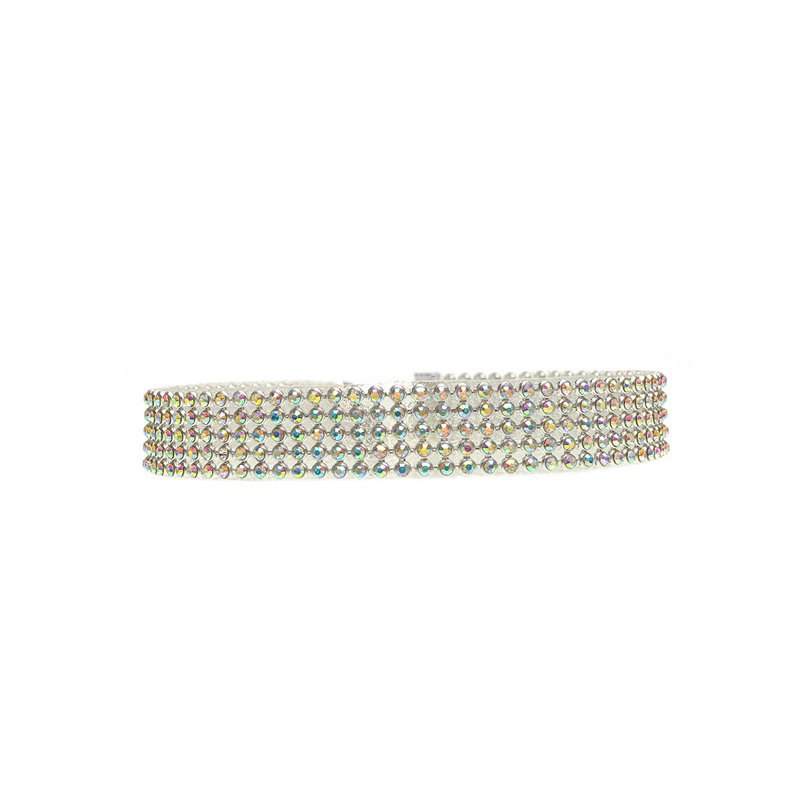 Choker med glittrande strass