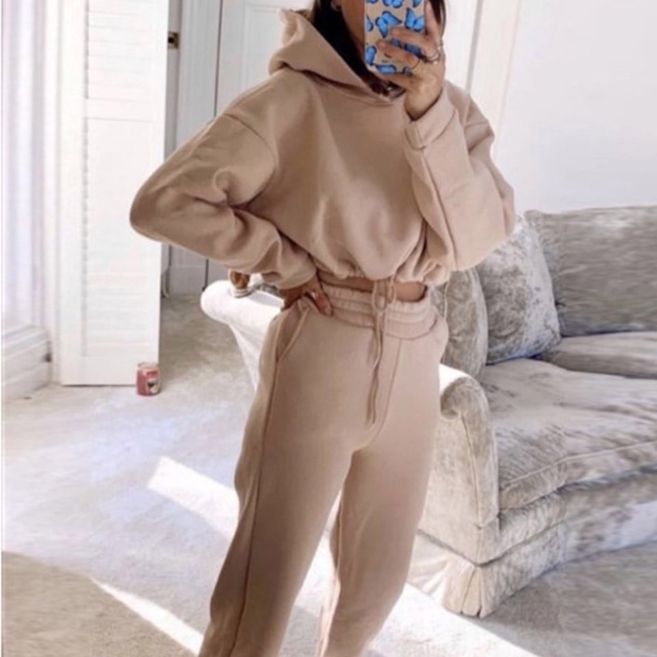 Mjukt joggingset – hoodie och byxor