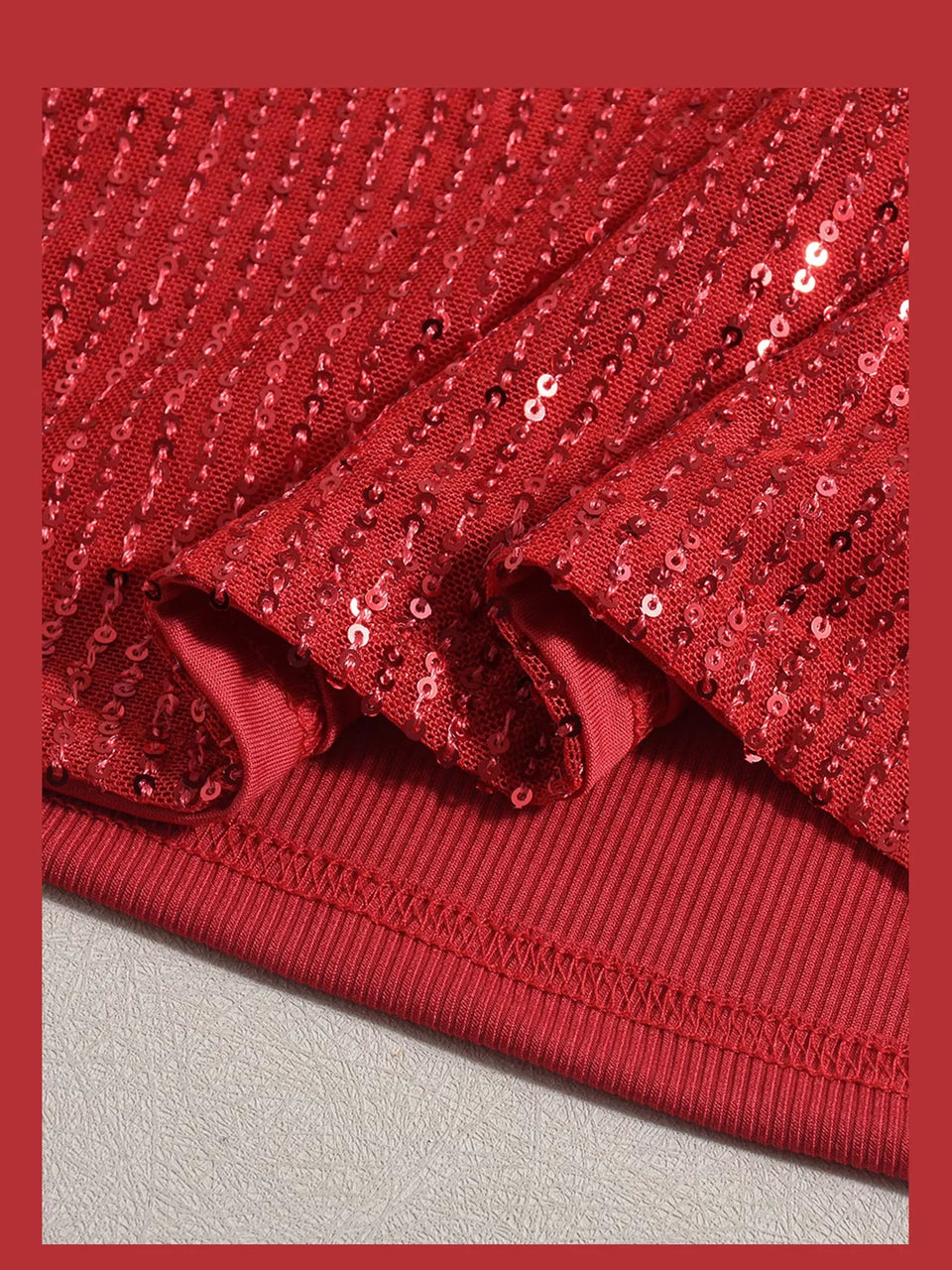 Sequin Round Neck Tank