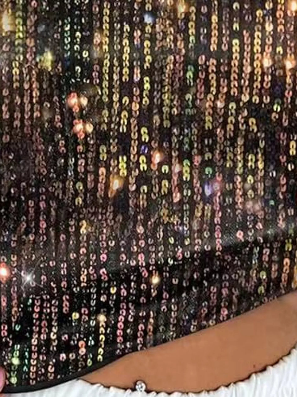 Sequin Round Neck Tank