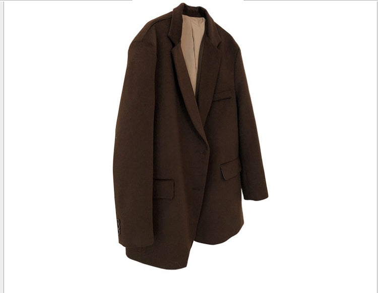 Oversize kavaj i ullblandning