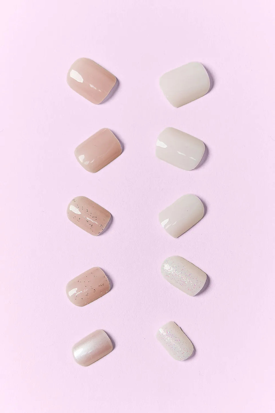 SO PINK BEAUTY Press-On Nails 2-Pack – Elegance, Nova, Ocean Pearl, Pretty in Pink, French Fantasy