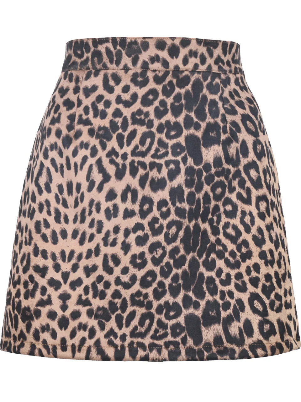 High-Waisted Slit Skirt