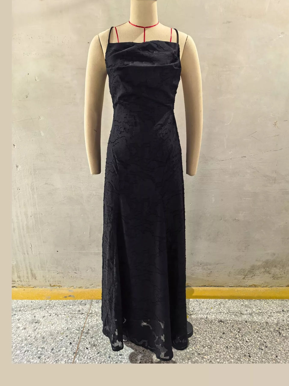Backless Lace Maxi Dress
