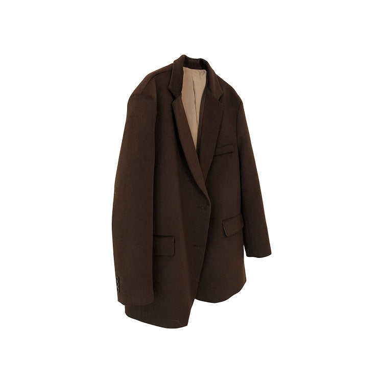 Oversize kavaj i ullblandning