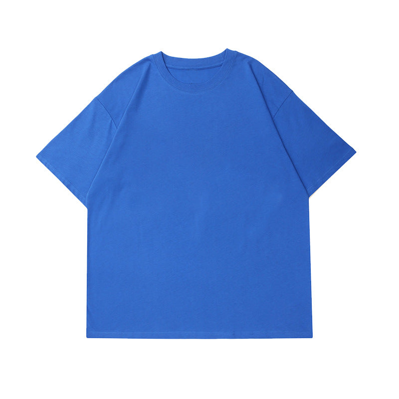Oversize t-shirt i bomull – enfärgad basic