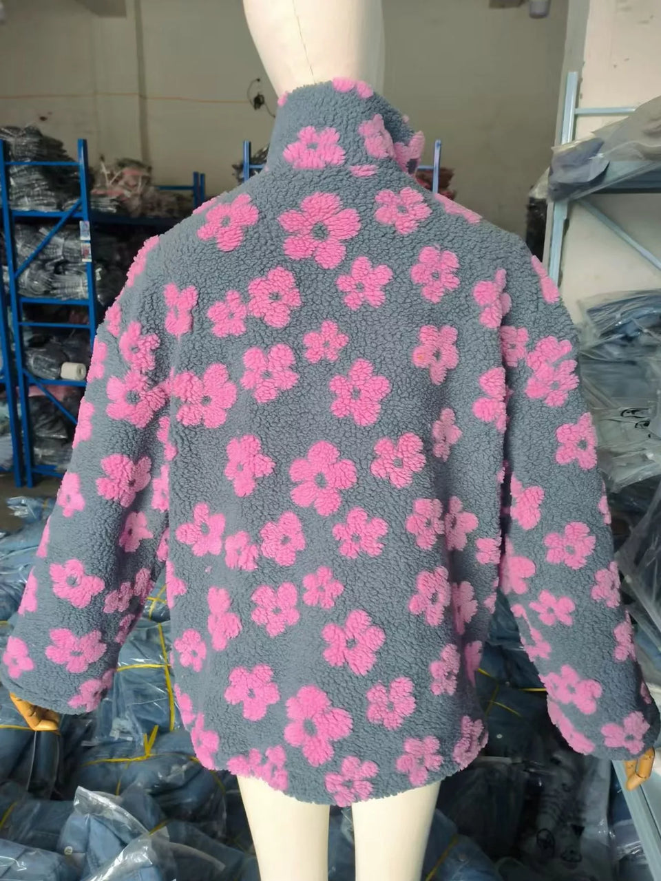 Quarter-Zip Sherpa Sweatshirt