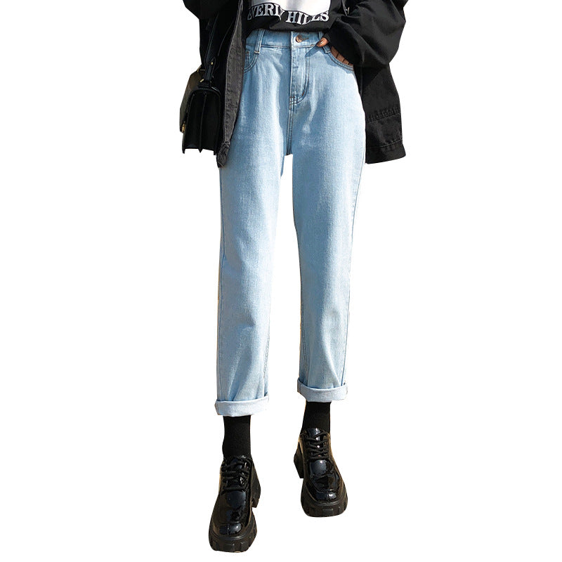 Vida jeans med hög midja och raka ben