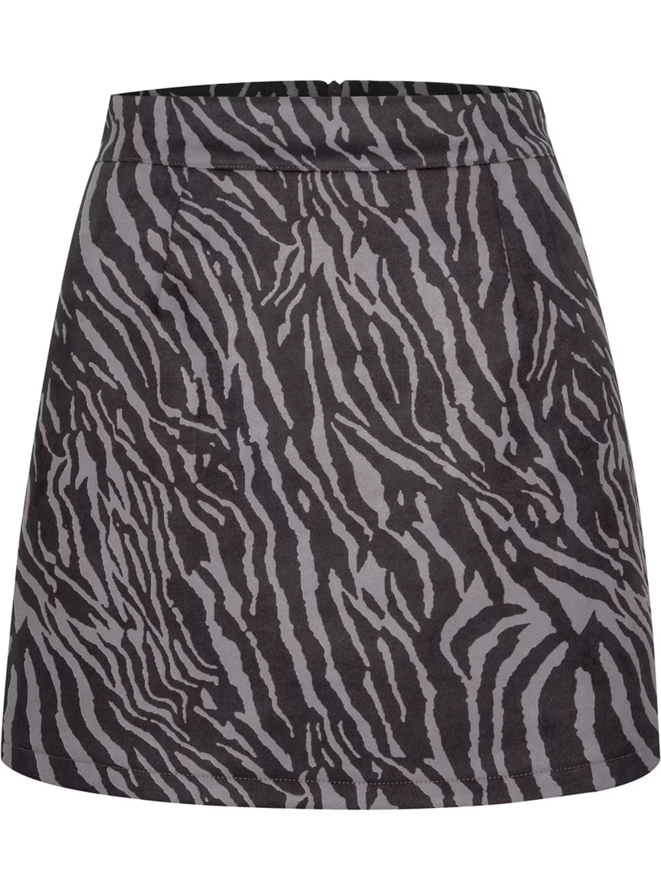 High-Waisted Slit Skirt