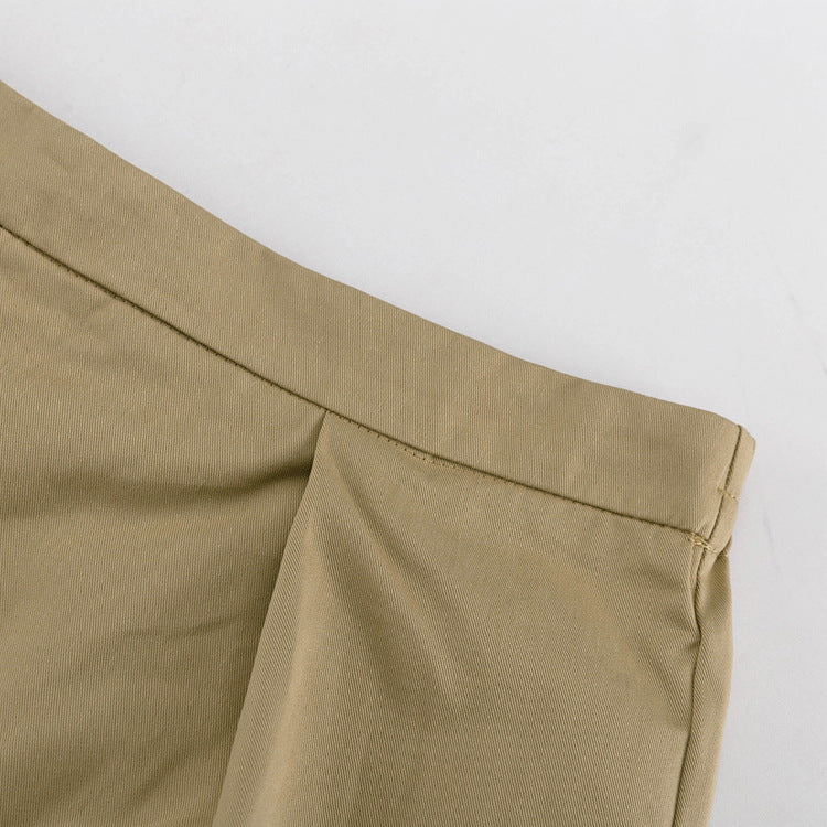 Set med ärmlös oversize-kavaj och shorts