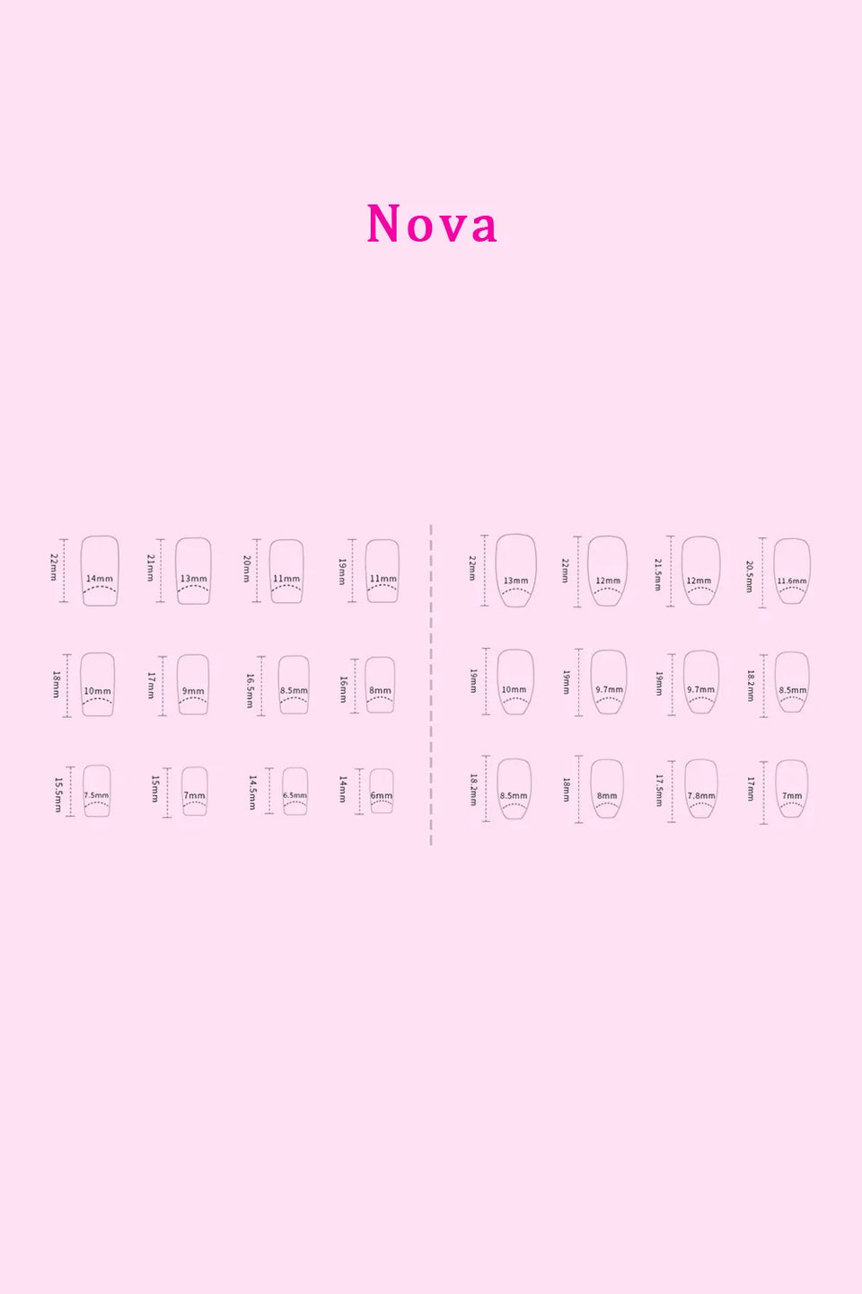 SO PINK BEAUTY Press-On Nails 2-Pack – Elegance, Nova, Ocean Pearl, Pretty in Pink, French Fantasy