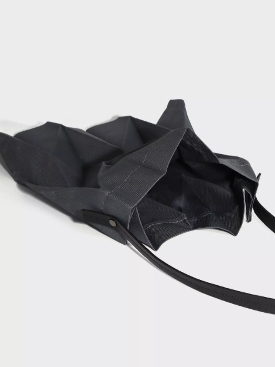 Minimalist Geometric Pleated Tote Handbag