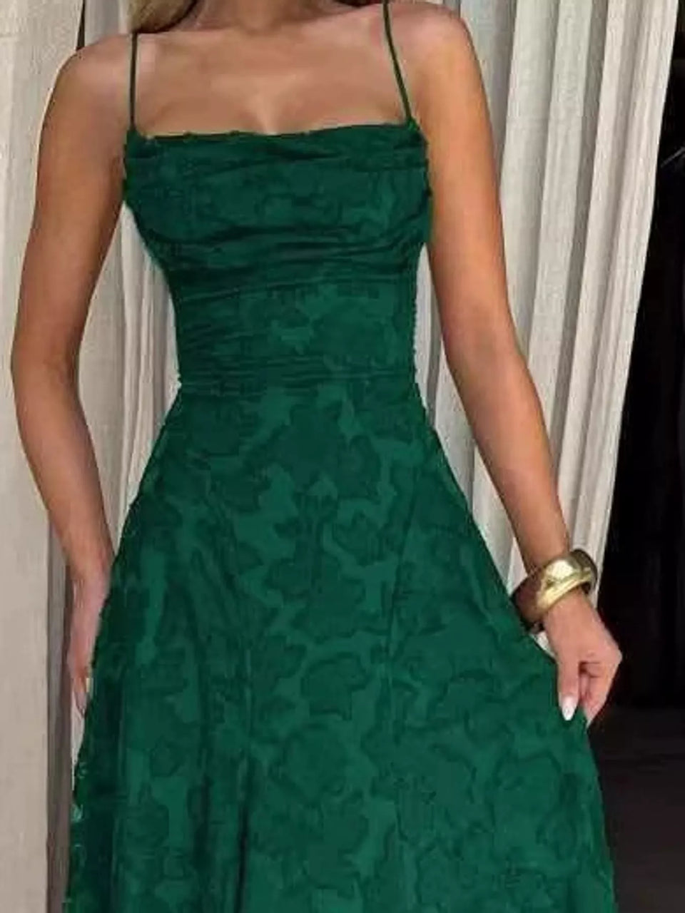 Backless Lace Maxi Dress