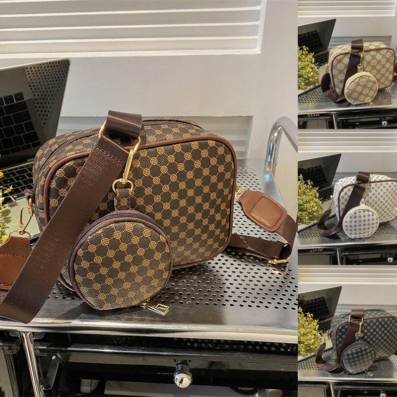 Liten crossbody-väska med mönster
