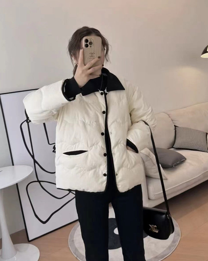 Kort vadderad manchesterjacka