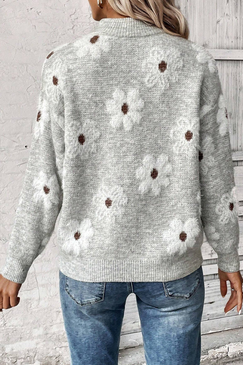 Stickad off shoulder-tröja