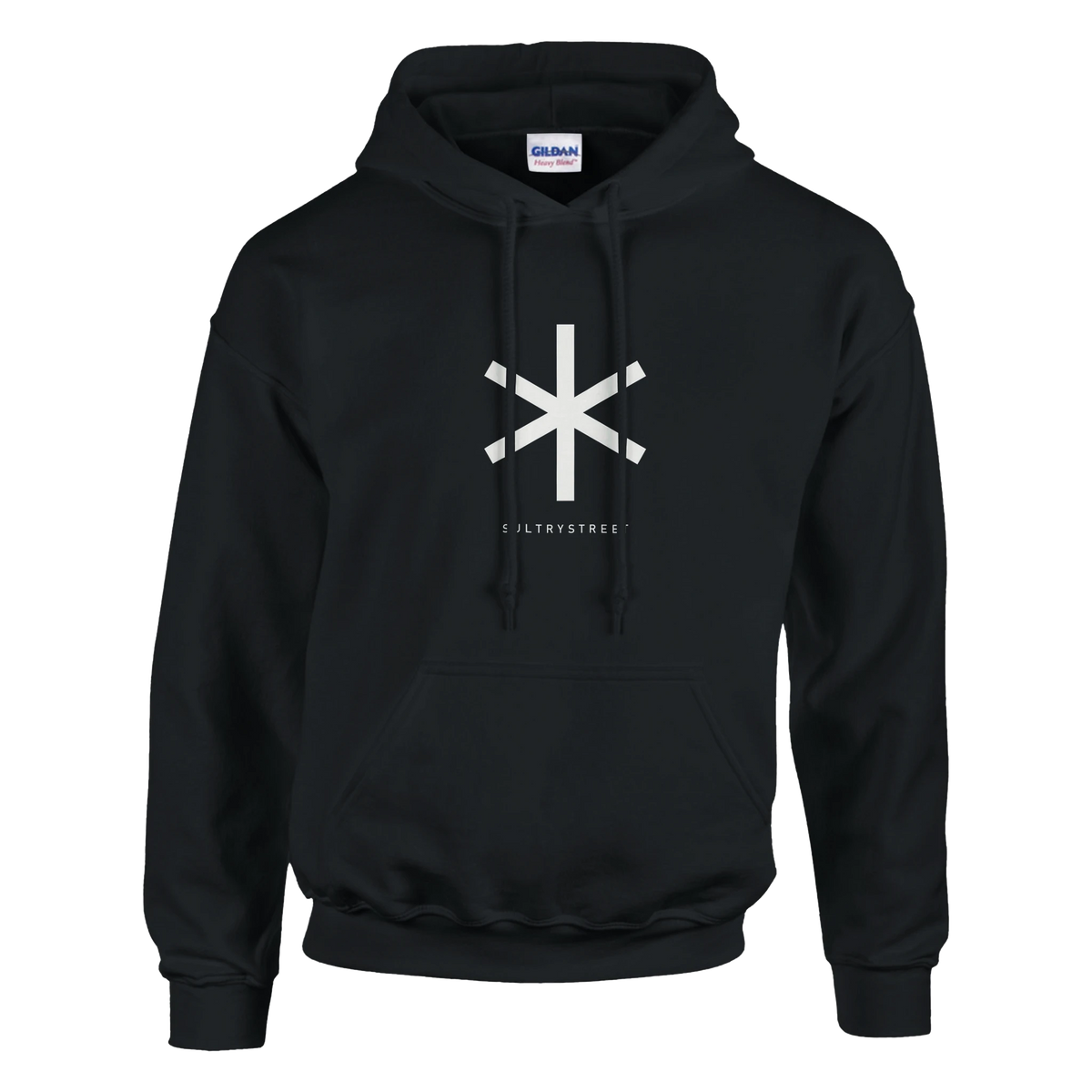 SultryStreet Asterisk Hoodie – svart