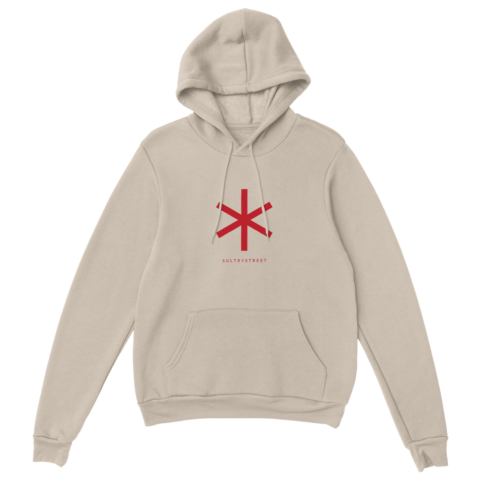 SultryStreet Asterisk Hoodie – sand