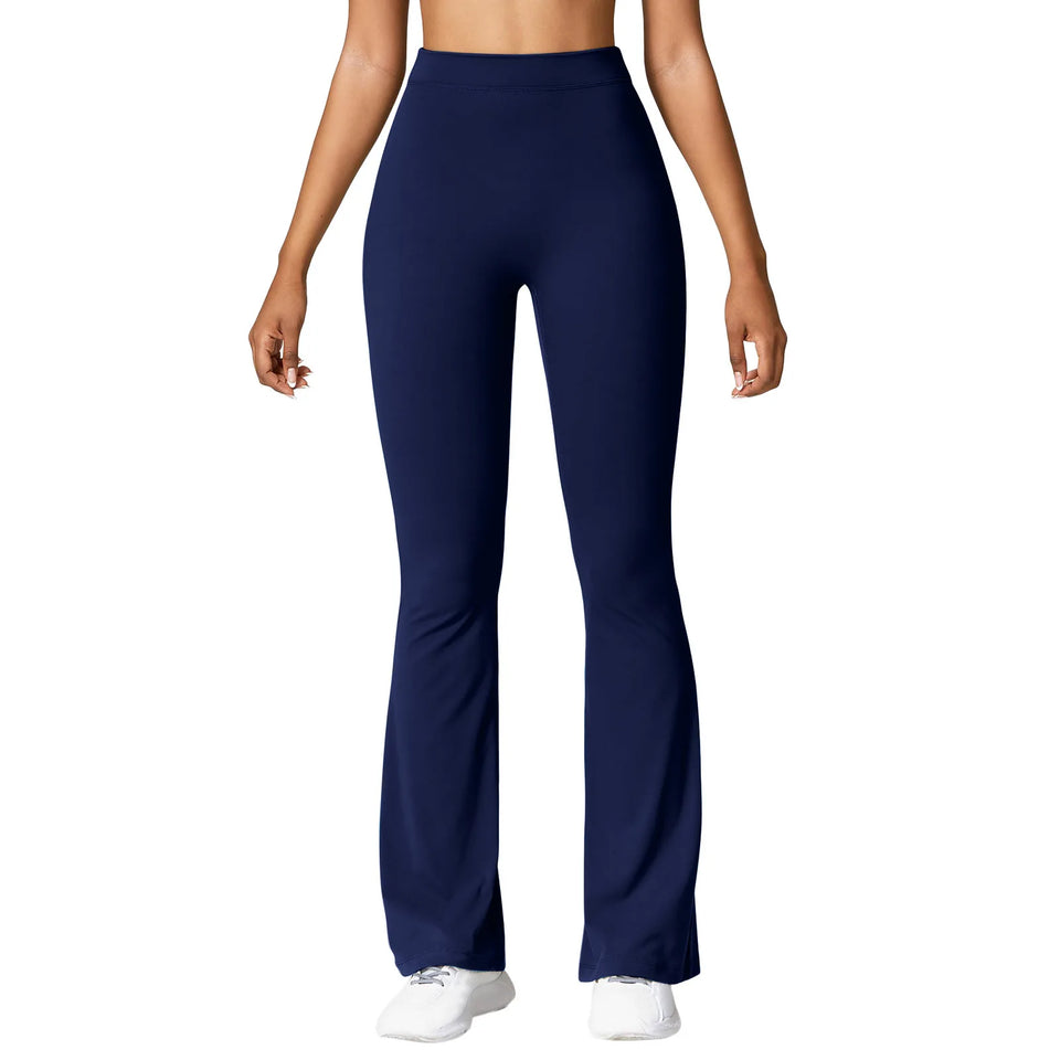 Utsvängda leggings med hög midja