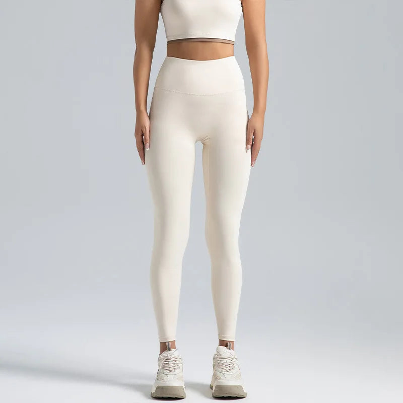 Leggings med hög midja och formande passform