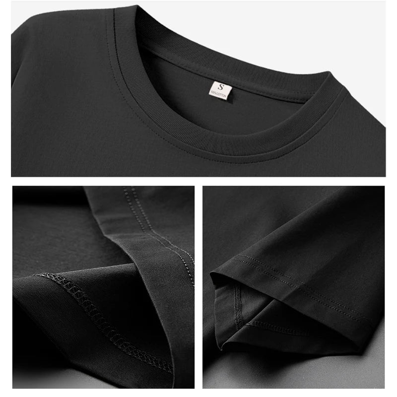 T-shirt i tjock bomull, 220 g