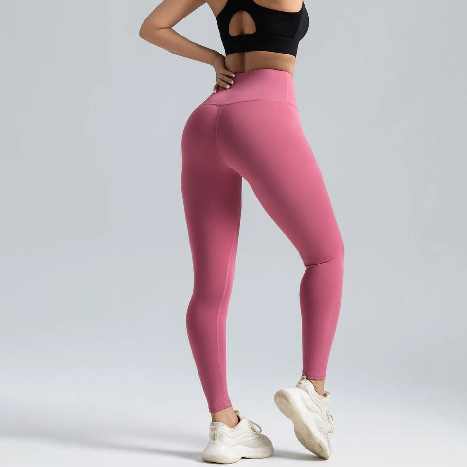 Leggings med hög midja och formande passform