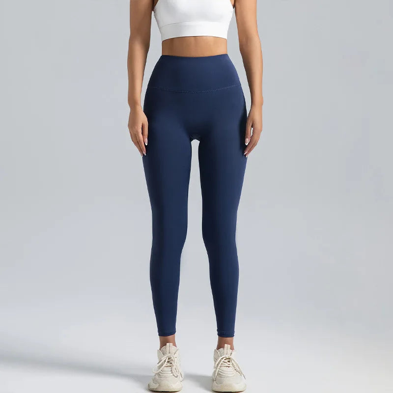 Leggings med hög midja och formande passform