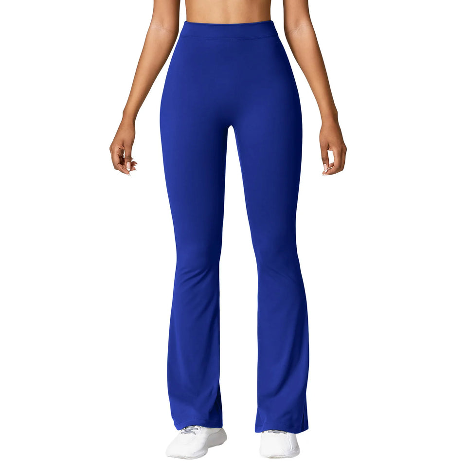 Utsvängda leggings med hög midja