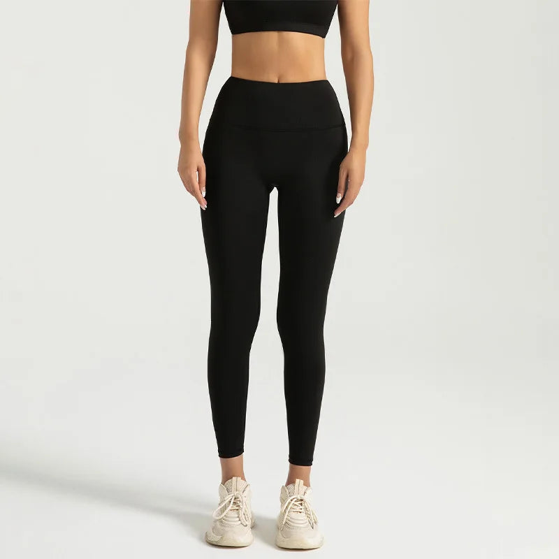 Leggings med hög midja och formande passform