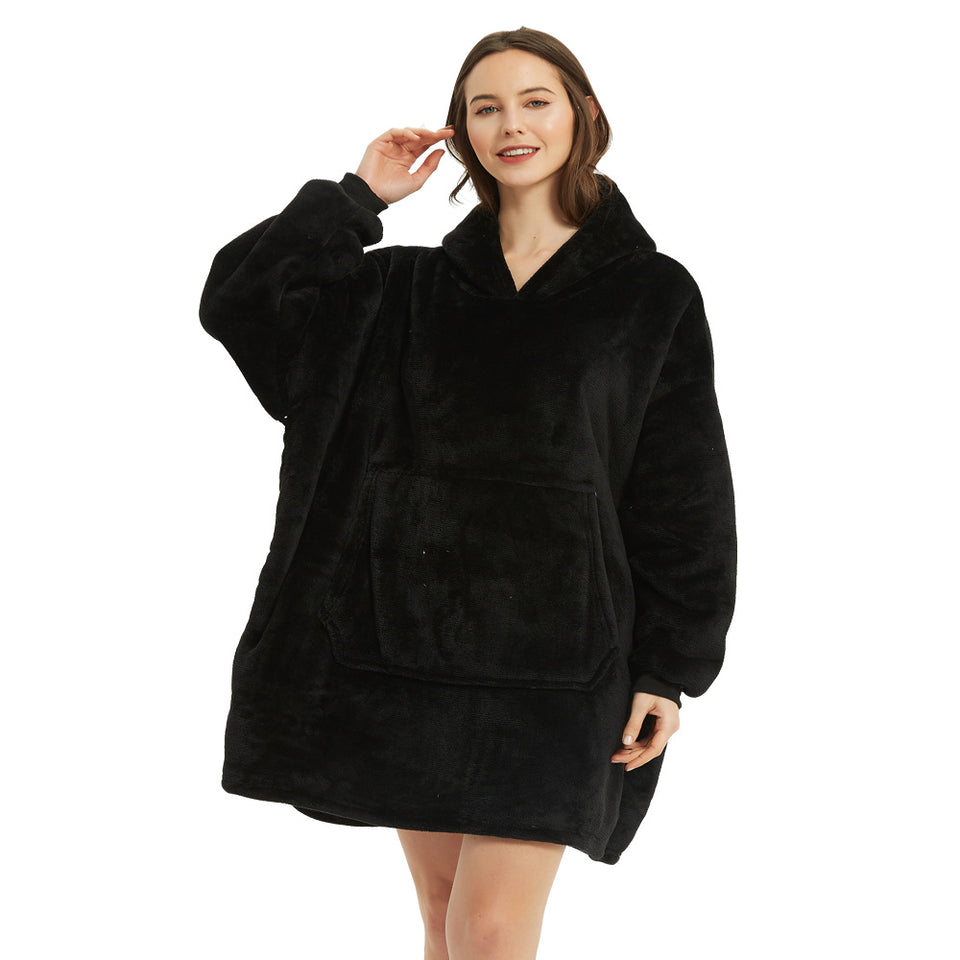 Mjuk morgonrock i fleece – unisex