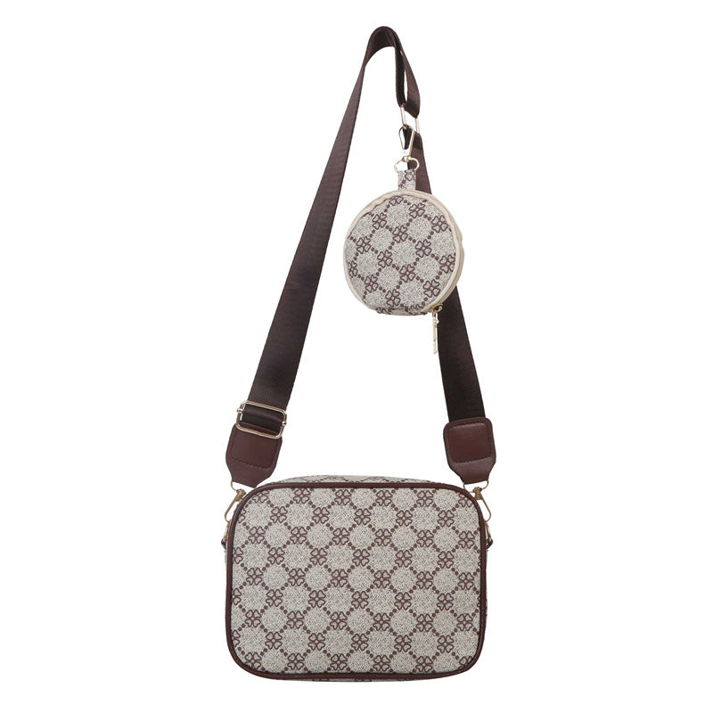Liten crossbody-väska med mönster
