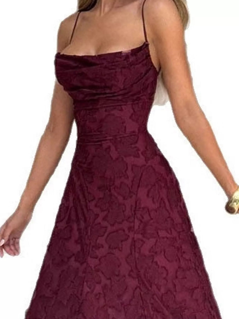 Backless Lace Maxi Dress