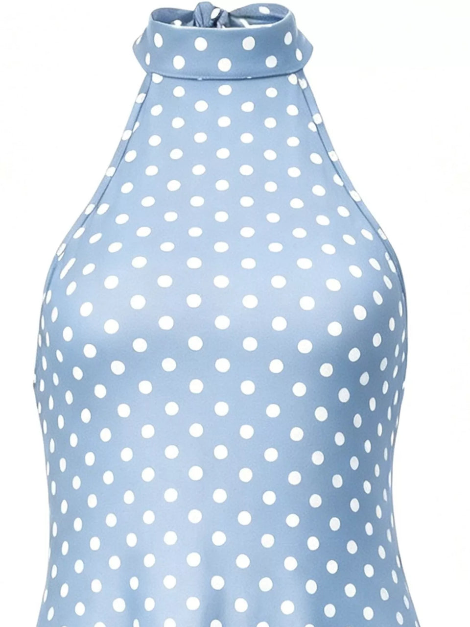 Vintage Polka Dot Halter Neck Mini Dress