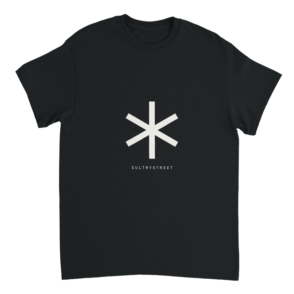 SultryStreet Asterisk T-shirt – svart