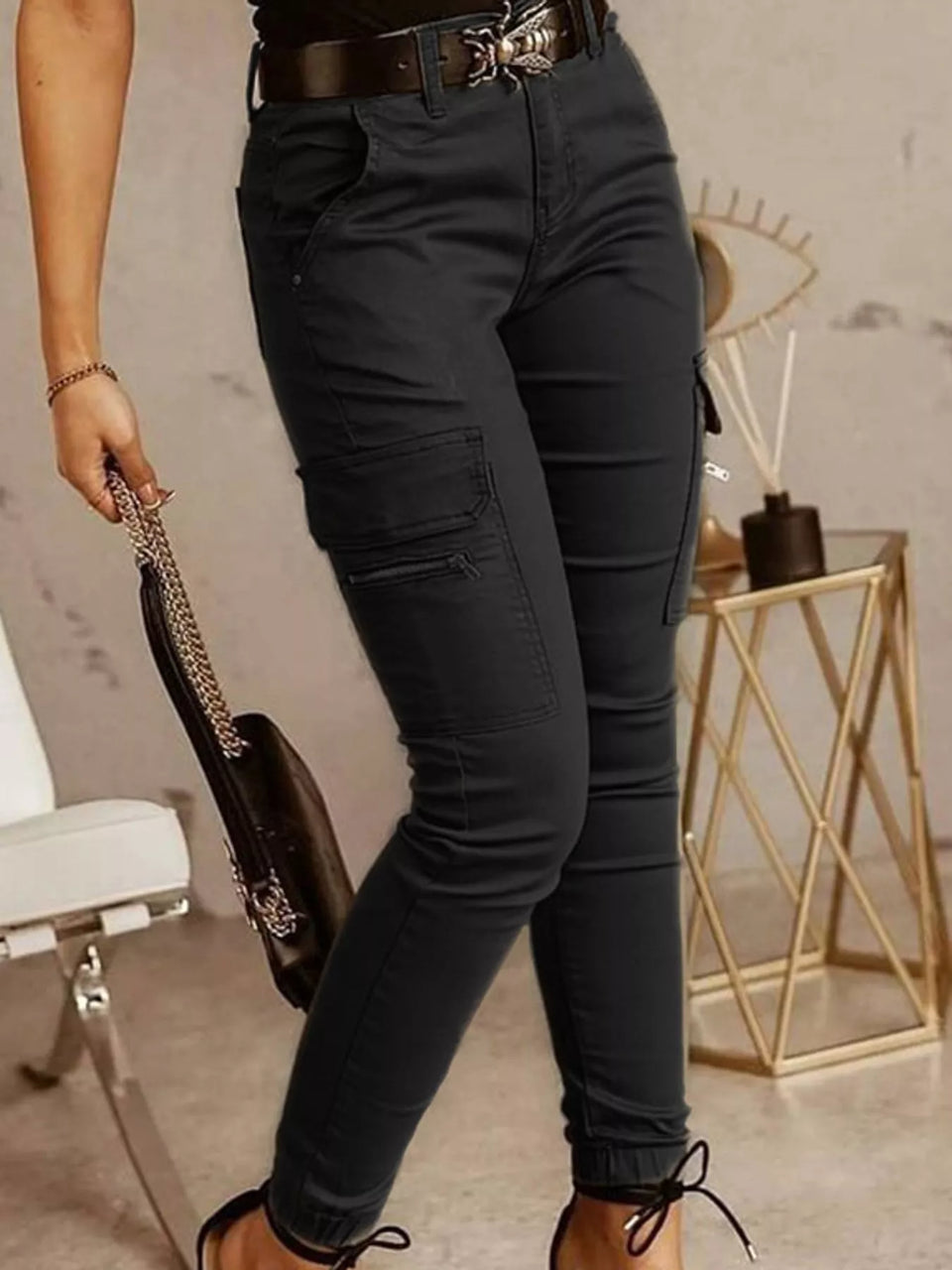 Slim-Fit Cargo Pants