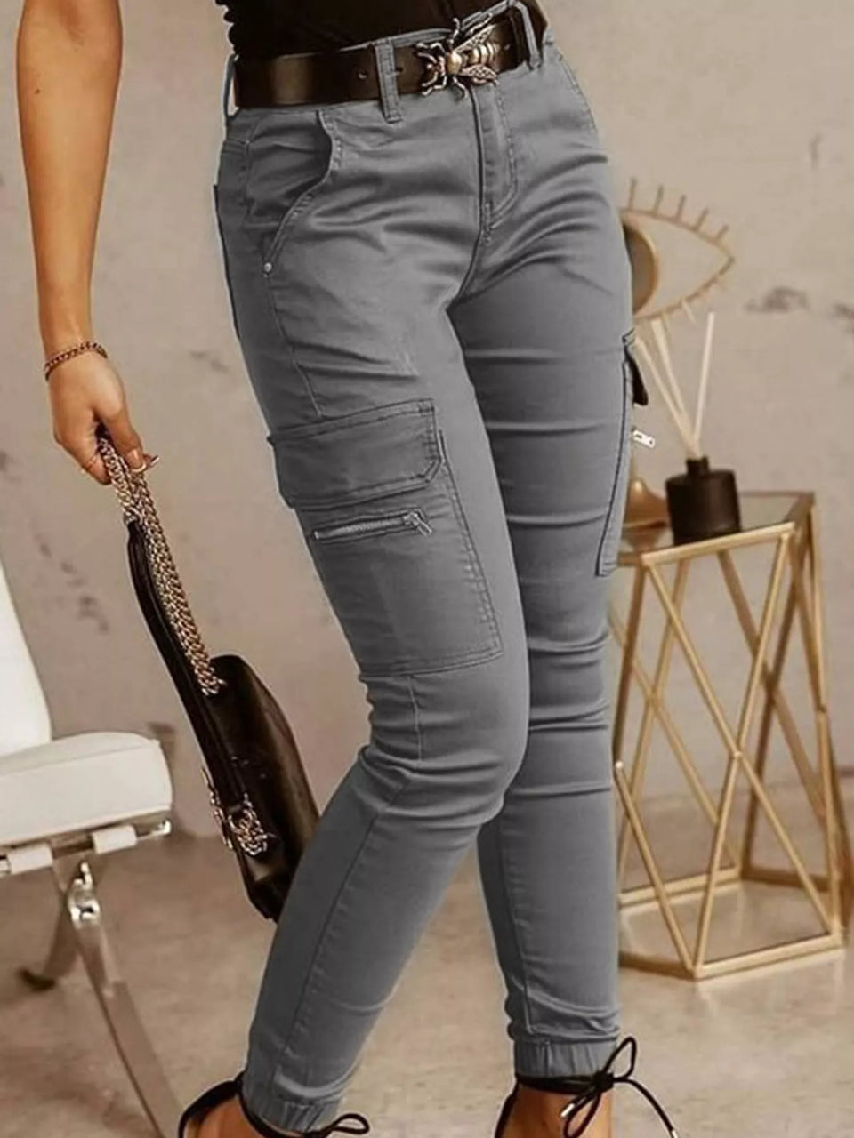 Slim-Fit Cargo Pants