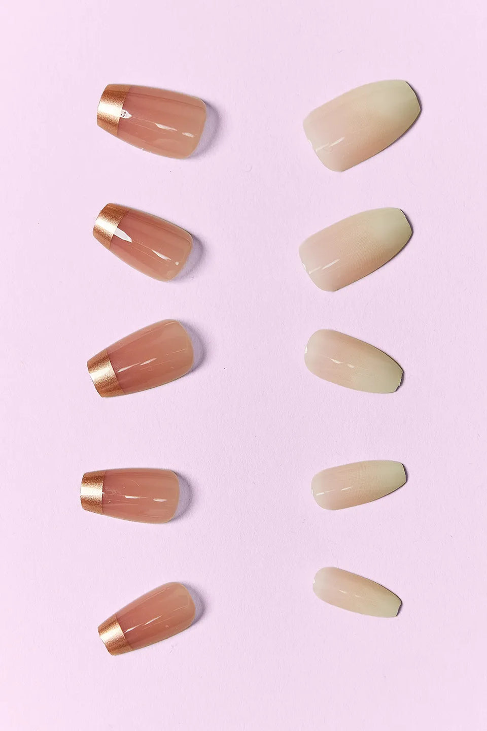 SO PINK BEAUTY Press-On Nails 2-Pack – Maven, Euphoria, Candy Glitz, Pop of Pink, Naturistic