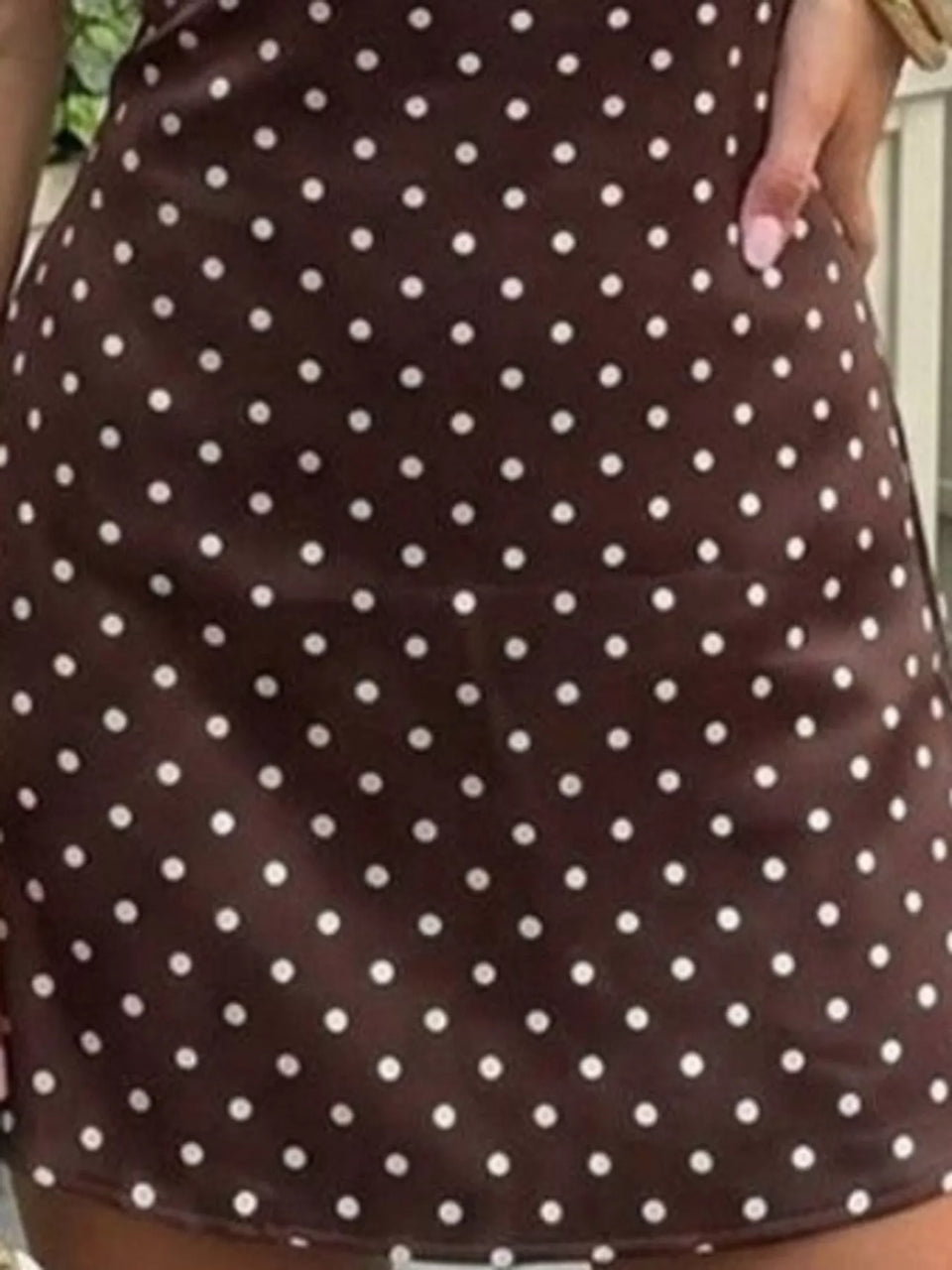 Vintage Polka Dot Halter Neck Mini Dress