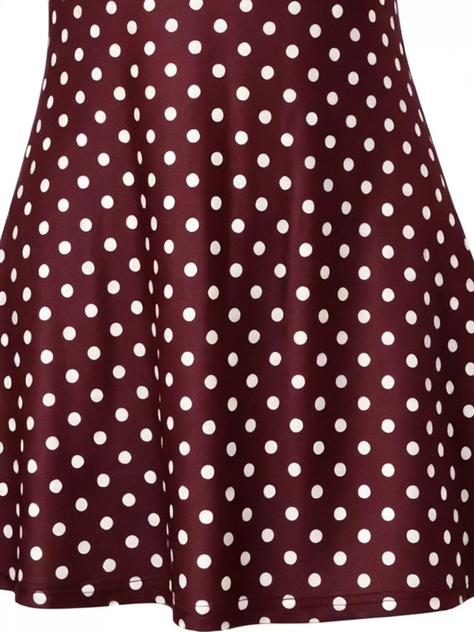 Vintage Polka Dot Halter Neck Mini Dress