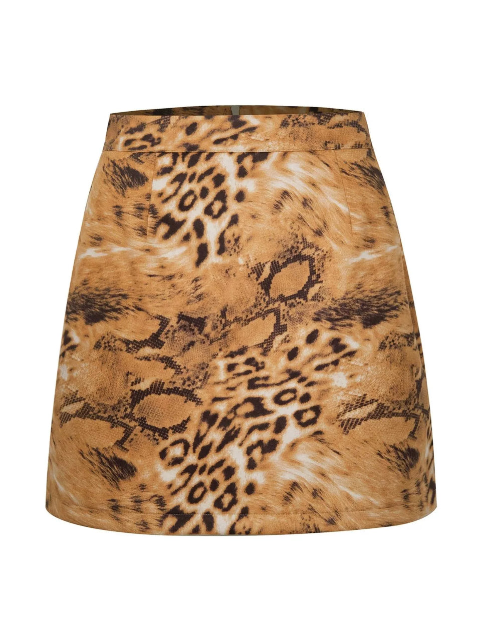 High-Waisted Slit Skirt