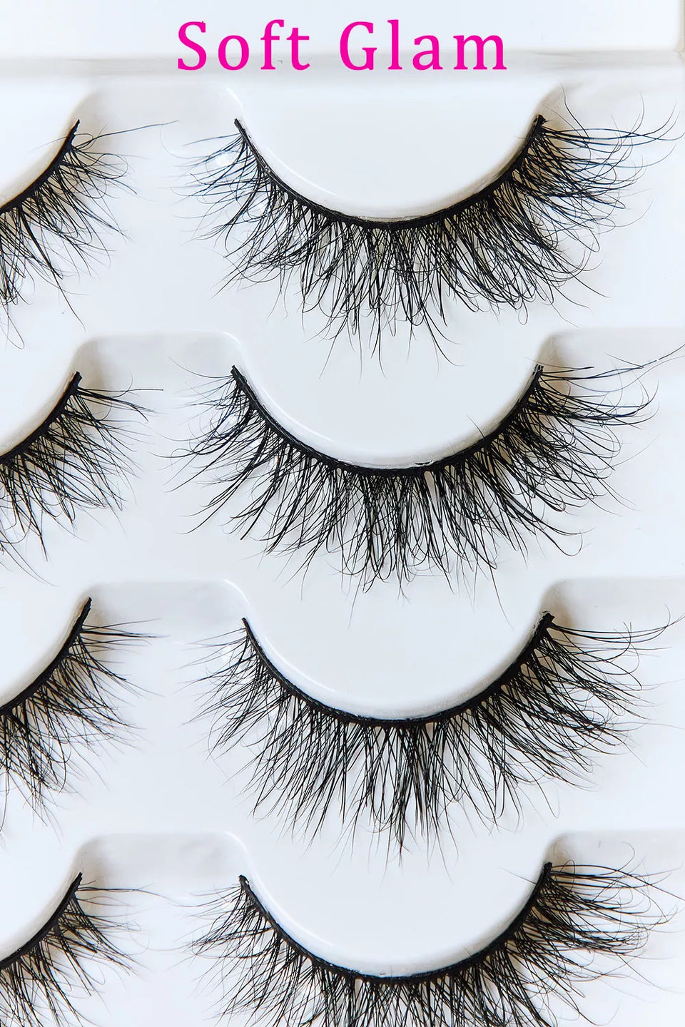 SO PINK BEAUTY Mink Eyelashes – 5 Pairs