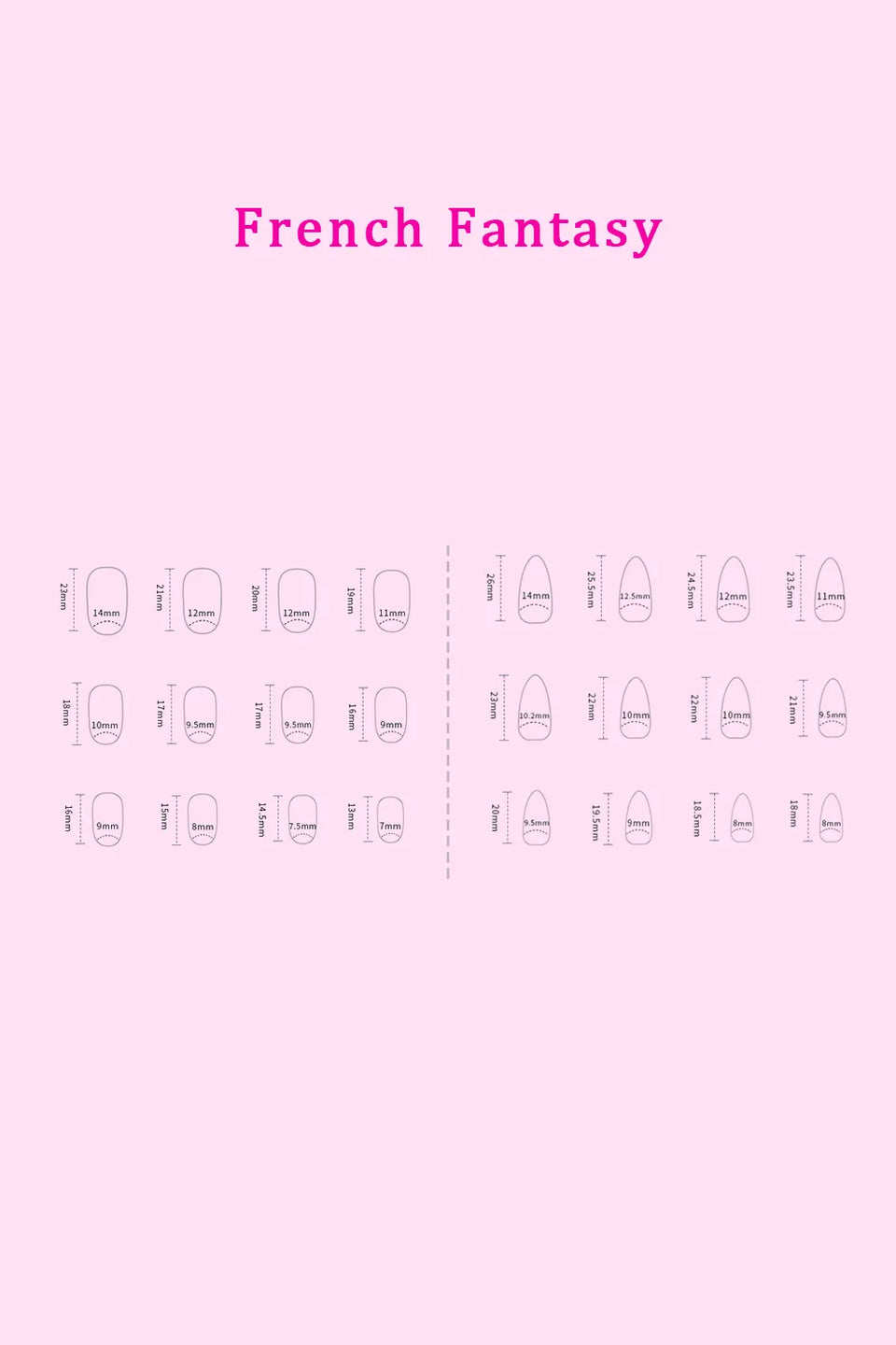 SO PINK BEAUTY Press-On Nails 2-Pack – Elegance, Nova, Ocean Pearl, Pretty in Pink, French Fantasy